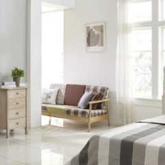 Pourquoi pas une petite chambre cosy aux couleurs scandinaves ?